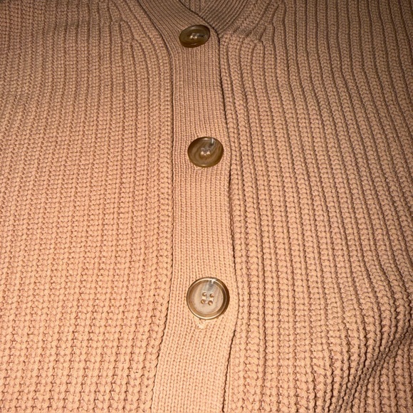 JENNI KAYNE Cropped Organic Cotton Cocoon Cardigan, Size MEDIUM - Picture 11 of 13